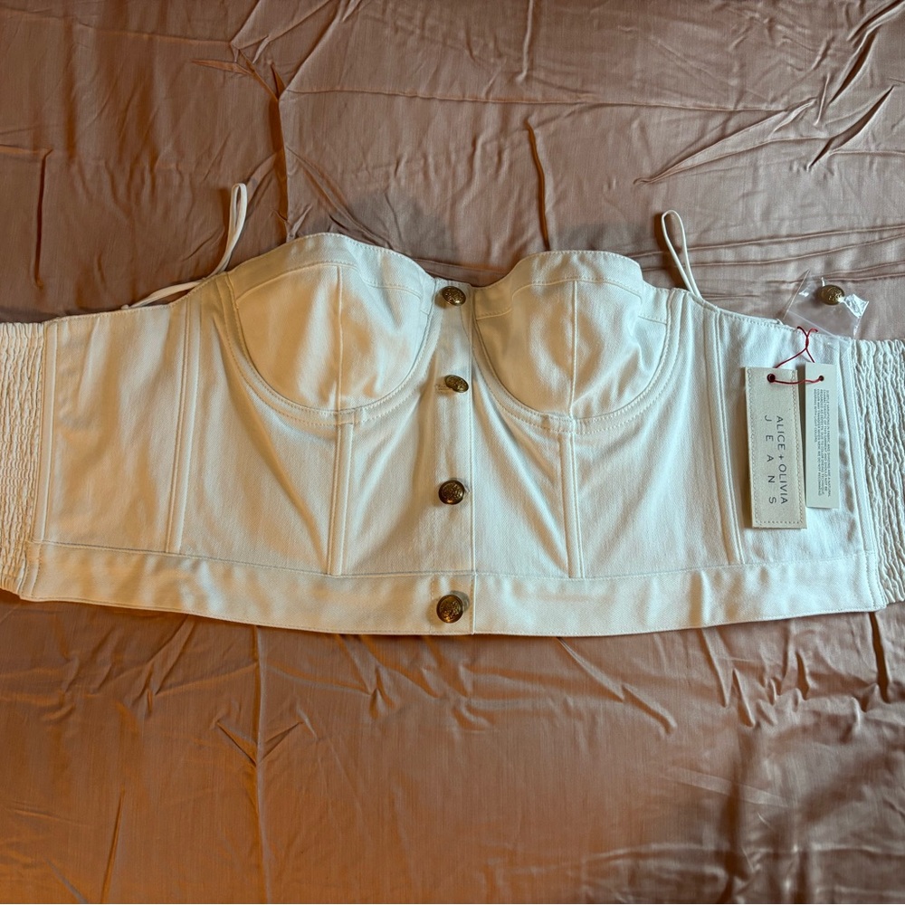 Alice + Olivia Hensley Bustier Top - Picture 4 of 5